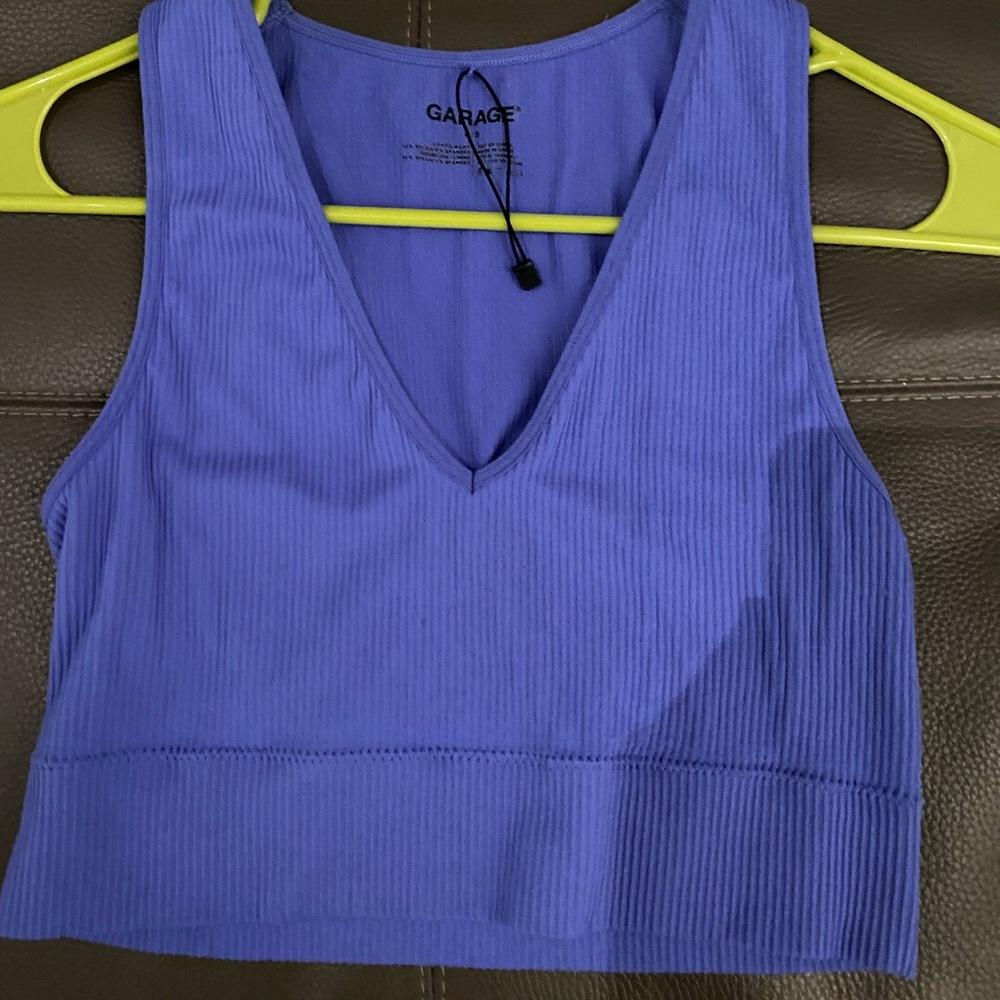 Pacsun purple cropped top
